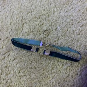 Blue and gold choker